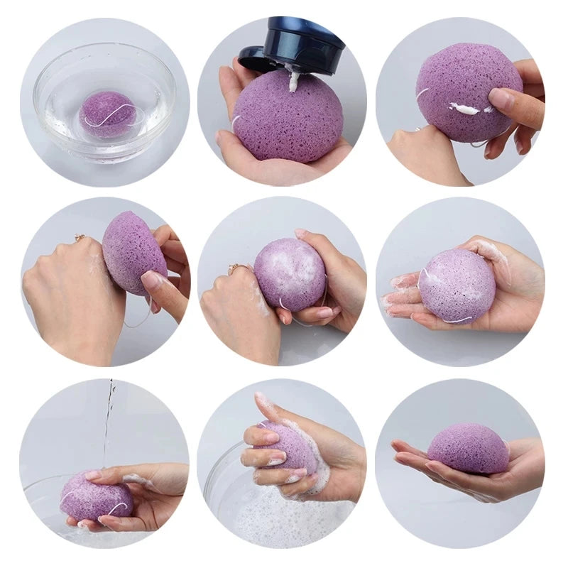 Konjac Glow Sponge – 100% Natural Skin-Softening Facial Cleanser