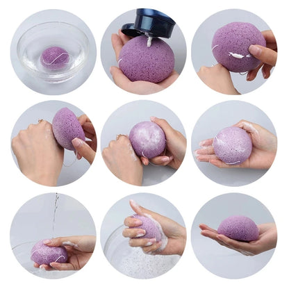 Konjac Glow Sponge – 100% Natural Skin-Softening Facial Cleanser