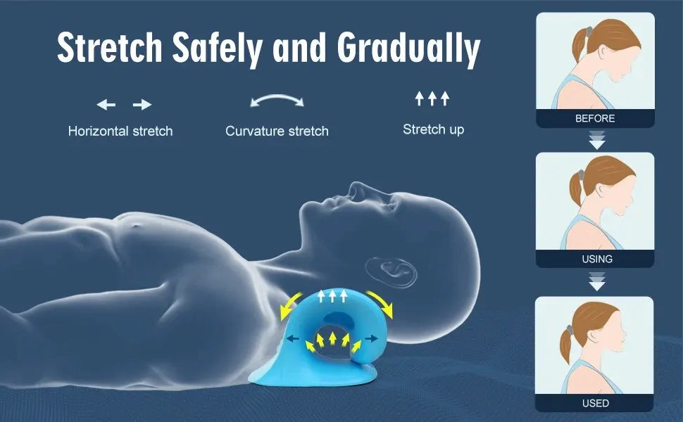 Neck and Shoulder Pillow Stretcher