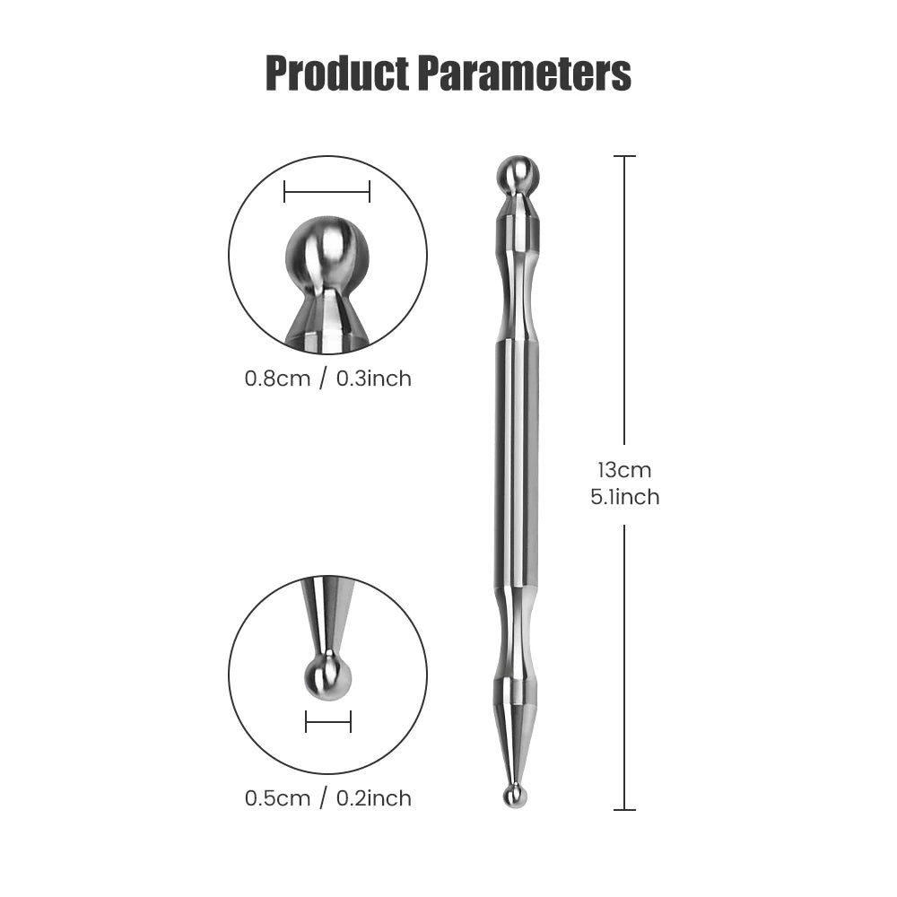 Stainless Steel Gua Sha Tool – Pro-Grade Face & Body Sculpting Scraper for Jawline, Neck & Back Muscle Relief