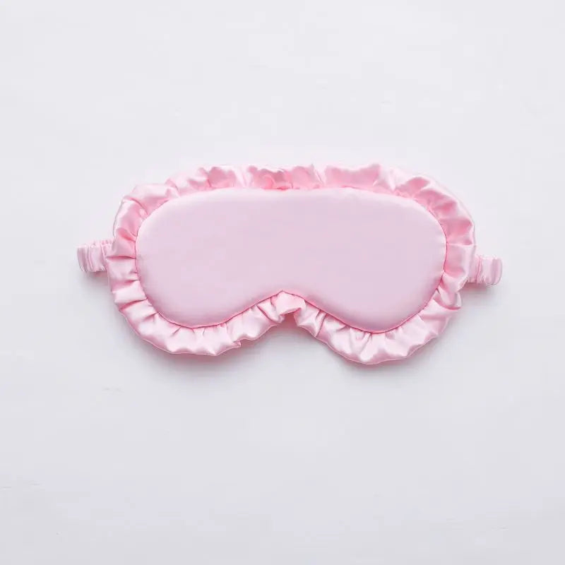 Silk Ruffle Sleep Mask — Ultra-Soft Skin-Friendly Eye Cover for Deep Rest