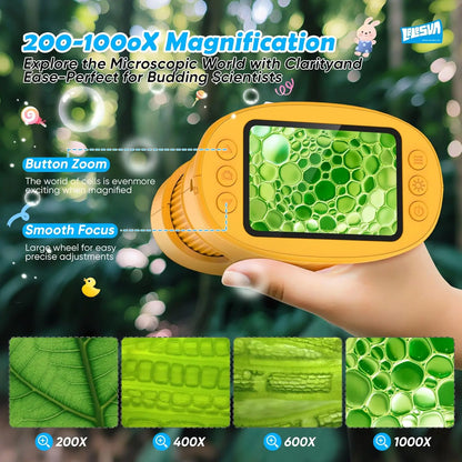 ZoomieScope™  1000X Kids Digital Microscope