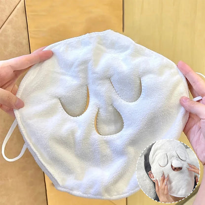 Warm Steam Facial Towel – Hot & Cold Compress for Open Pores, Better Absorption, Deep Clean & Relaxing Skin Ritual