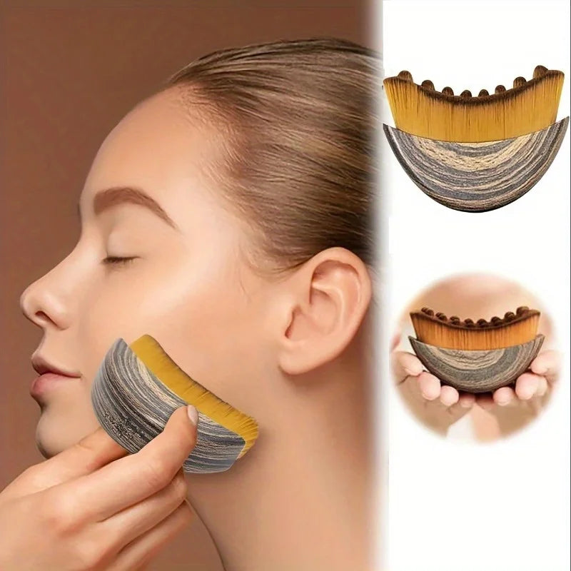 Lymphatic Drainage Face & Body Brush – Depuffing, Sculpting & Relaxation Tool