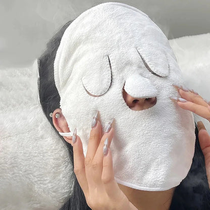 Warm Steam Facial Towel – Hot & Cold Compress for Open Pores, Better Absorption, Deep Clean & Relaxing Skin Ritual