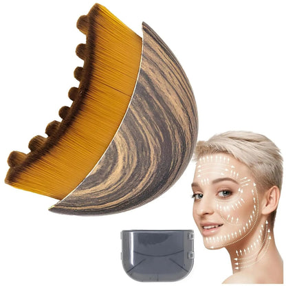 Lymphatic Drainage Face and Body Brush — Sculpt & De-Puff at Home