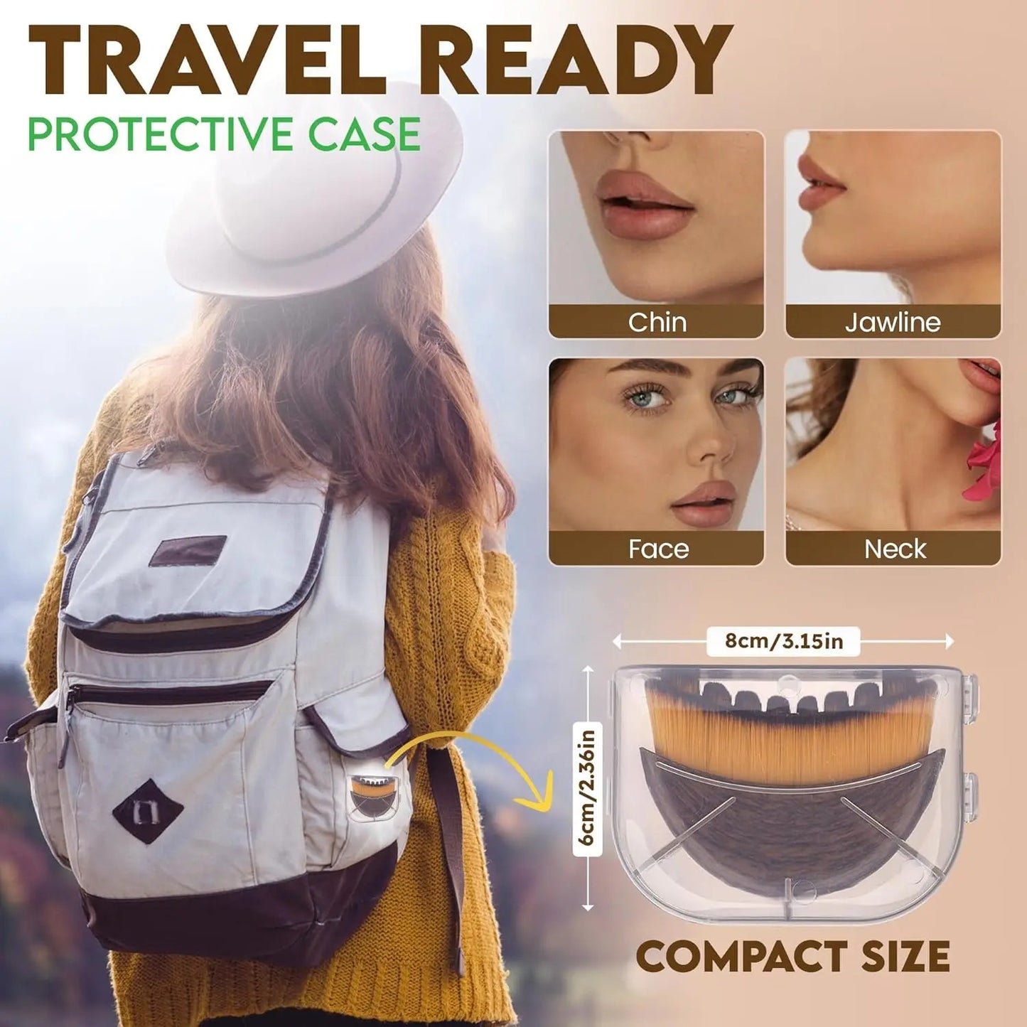 Lymphatic Drainage Face and Body Brush — Sculpt & De-Puff at Home